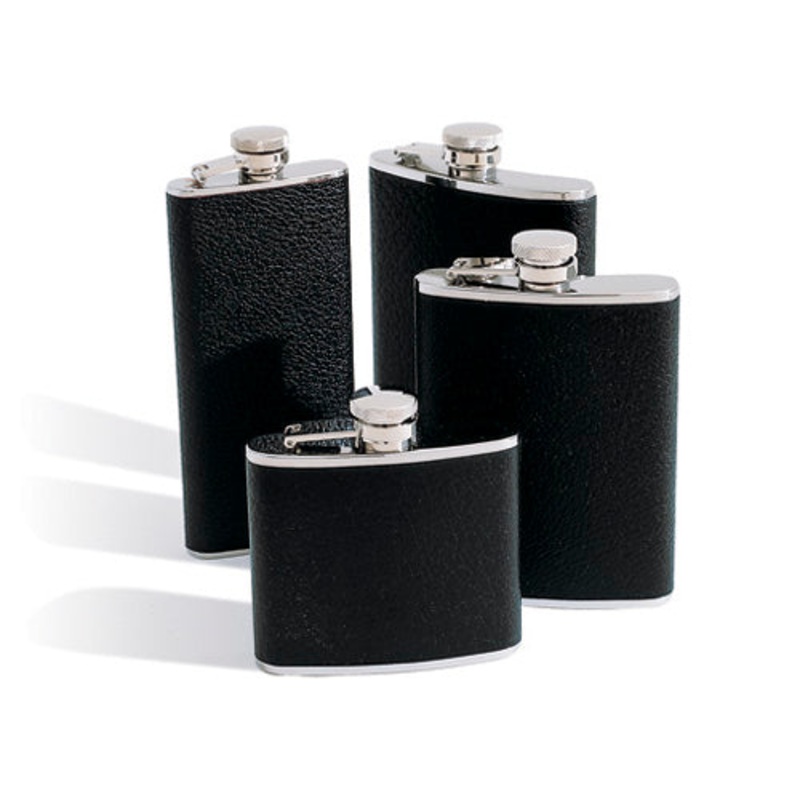 Black Bison Flasks|4 oz.|5 oz.|6 oz.|8 oz.