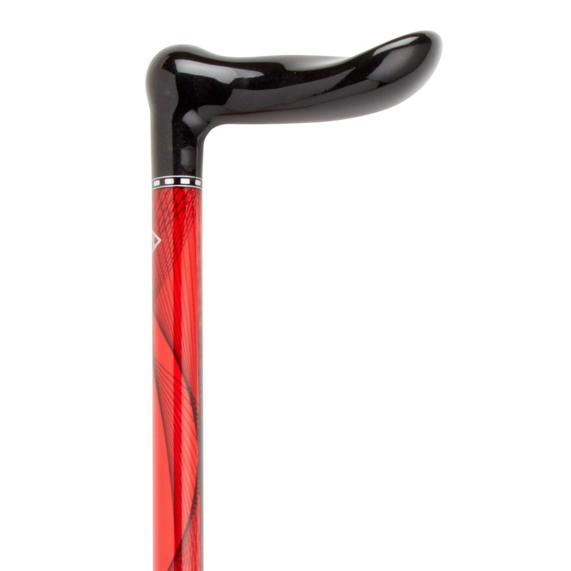 Carbon Fiber Wide Grip Red