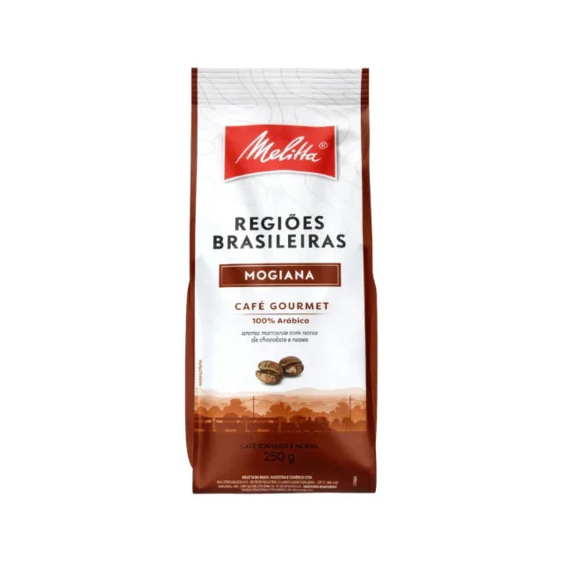 Melitta Brazilian Regions Mogiana Coffee 250g (8.8oz) Rich chocolate and nutty notes – 100% Arabica Coffee