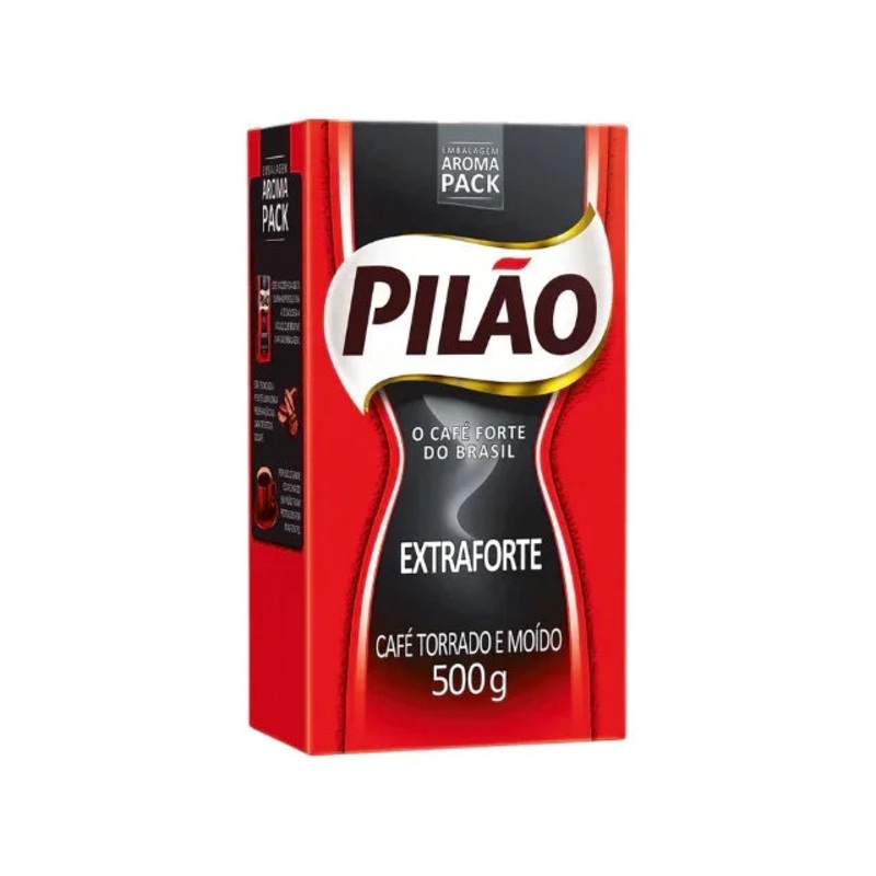 Pilo Extra Forte/Strong Coffee  Ground & Roasted 500g (17.6 oz) Vacuum Pack