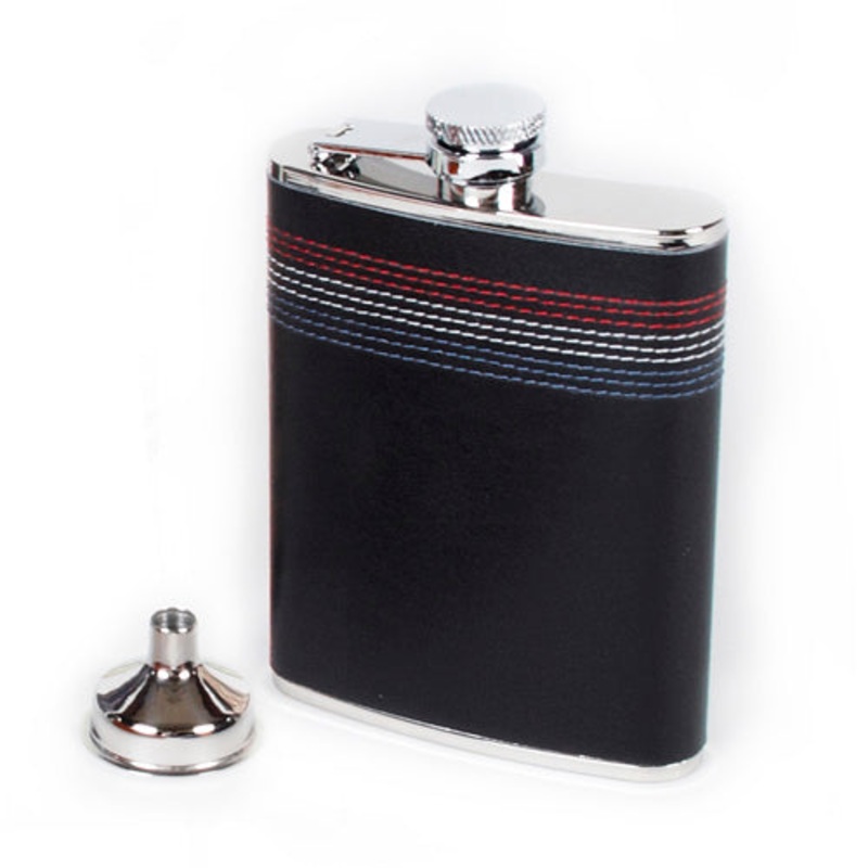 Stitched Leather Flask