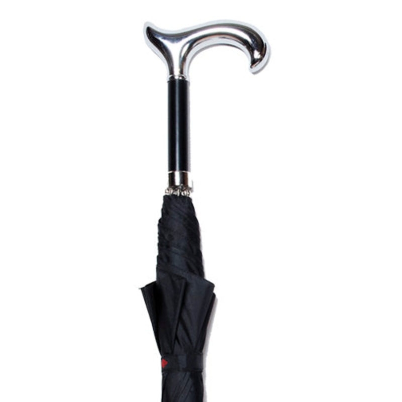 The Classics Chrome Derby Ergo Umbrella
