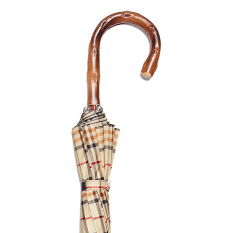 The Tartans Natural Congo Crook Umbrella