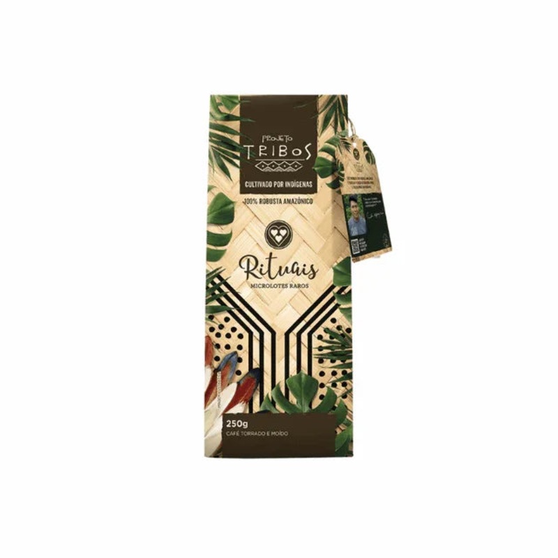 3 Coraes Rituais Tribos Special Micro-Lot Ground Coffee – 250g (8.8 oz) – Brazilian Arabica Coffee