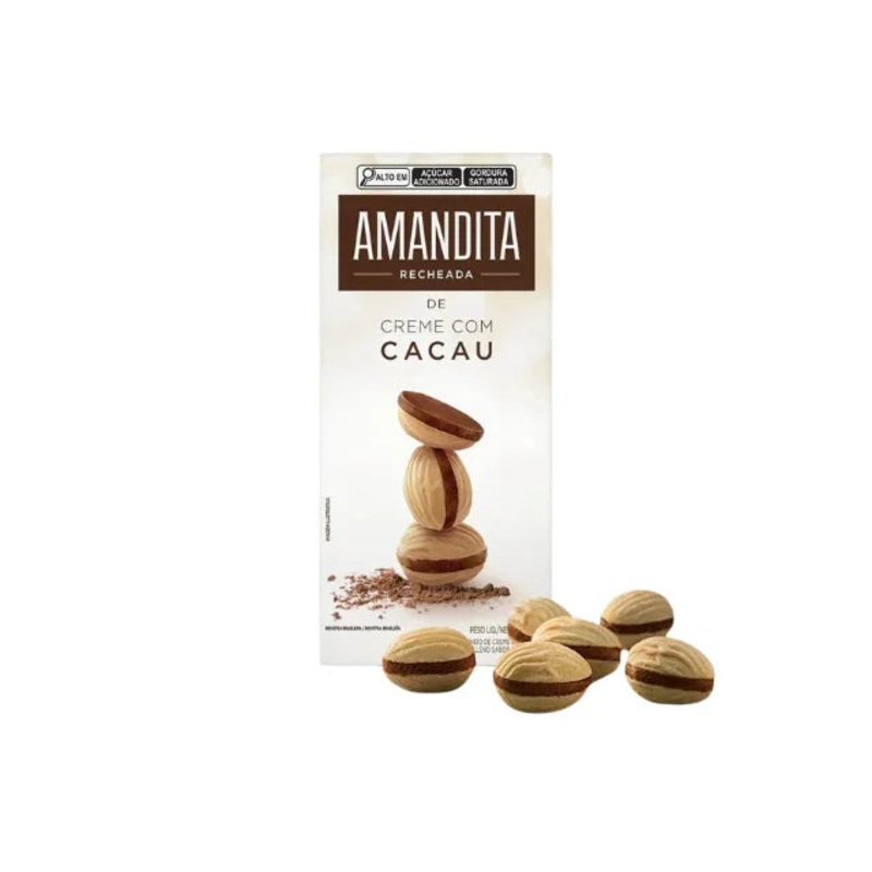 Lacta Amandita Wafer with Chocolate-Flavored Filling – 200g (7.05 oz)