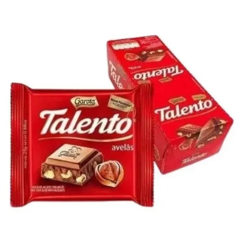Mini Chocolate Talento Hazelnuts (Avels) 25Gr – Box of 15un – Garoto