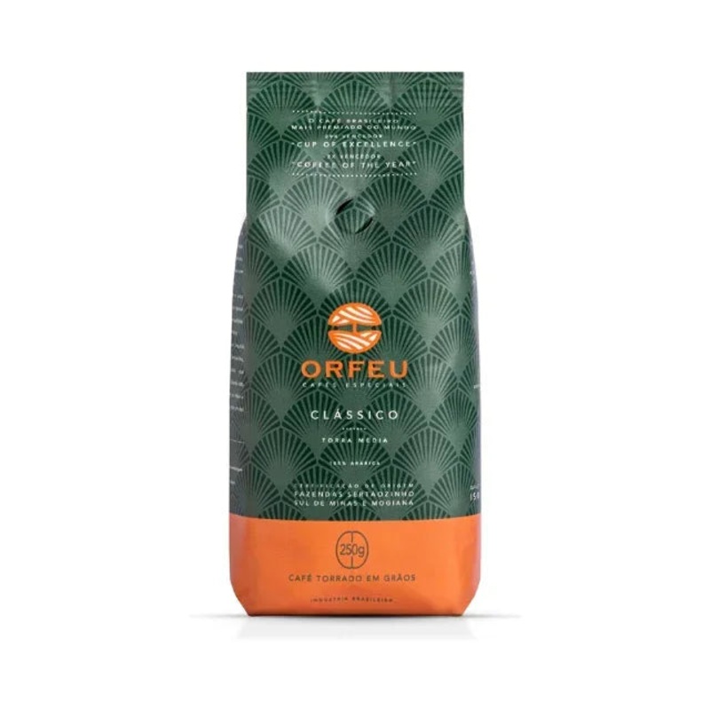 Orfeu Classic Whole Beans Coffee  250g (8.8 oz)