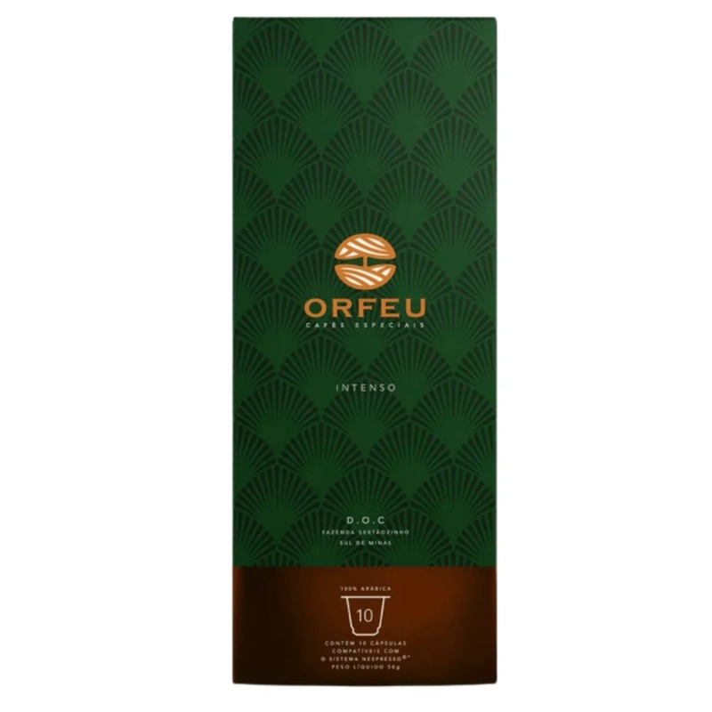 ORFEU Intense – 10 Capsules – Brazilian Arabica Coffee