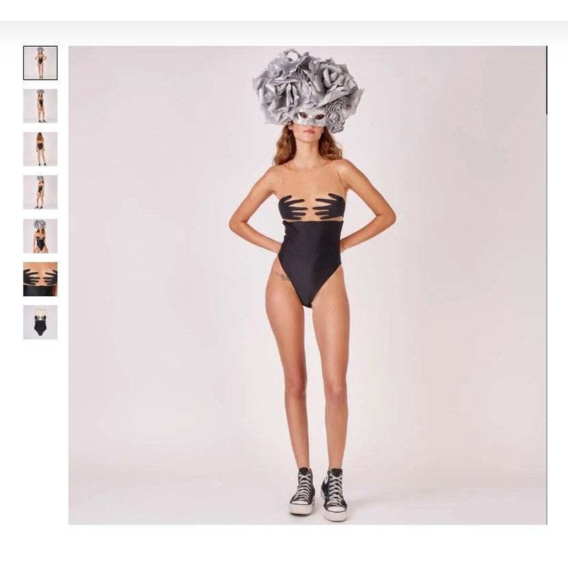 Personal Shopper | Buy from Brazil – BODY PRETO MOS ADRIANA DEGREAS – PRETO/G – 1 item (DDP)-
