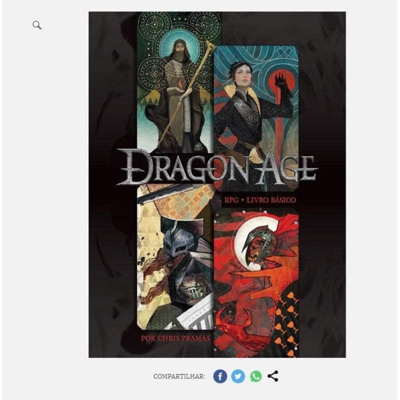 Personal Shopper | Buy from Brazil – Book Dragon Age RPG-