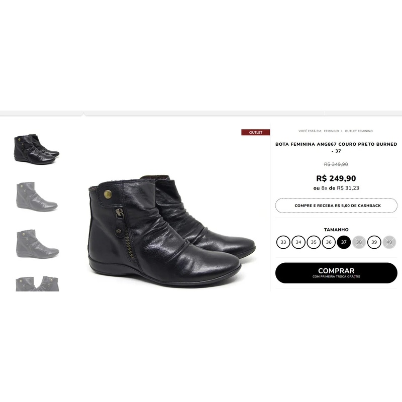Personal Shopper | Buy from Brazil – Flat Boots – 3 pairs | Perlatto-