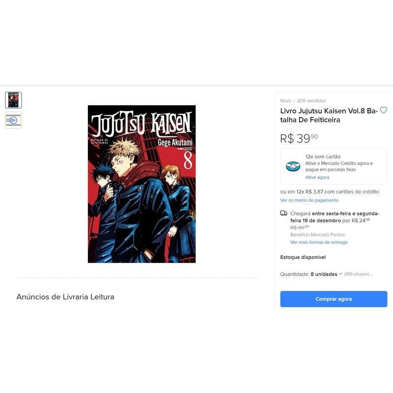 Personal Shopper | Buy from Brazil – Manga Books – 13 items – DDU-