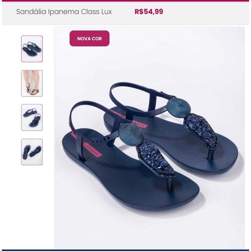 Personal Shopper | Buy from Brazil –  Sandlia Ipanema Class Lux – Blue – 10 items-
