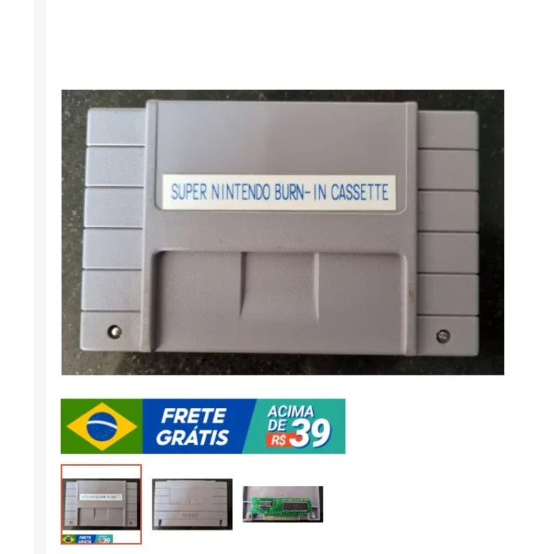 Personal Shopper | Buy from Brazil – SNES Burn in cassete RARO – DDU-