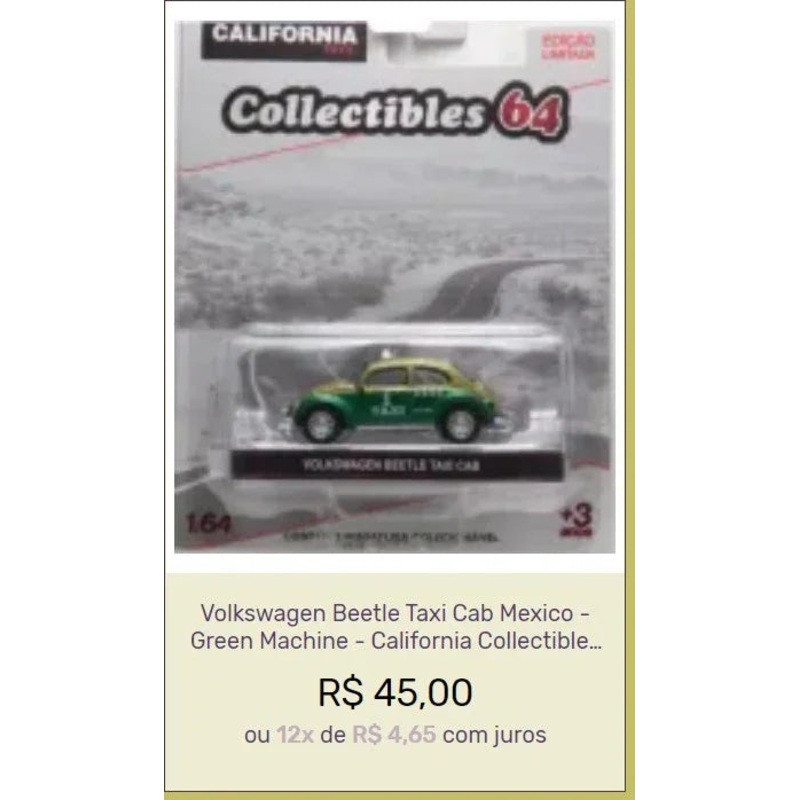 Personal Shopper | Buy from Brazil – Vintage cars Collection – Fusca – 12 units-