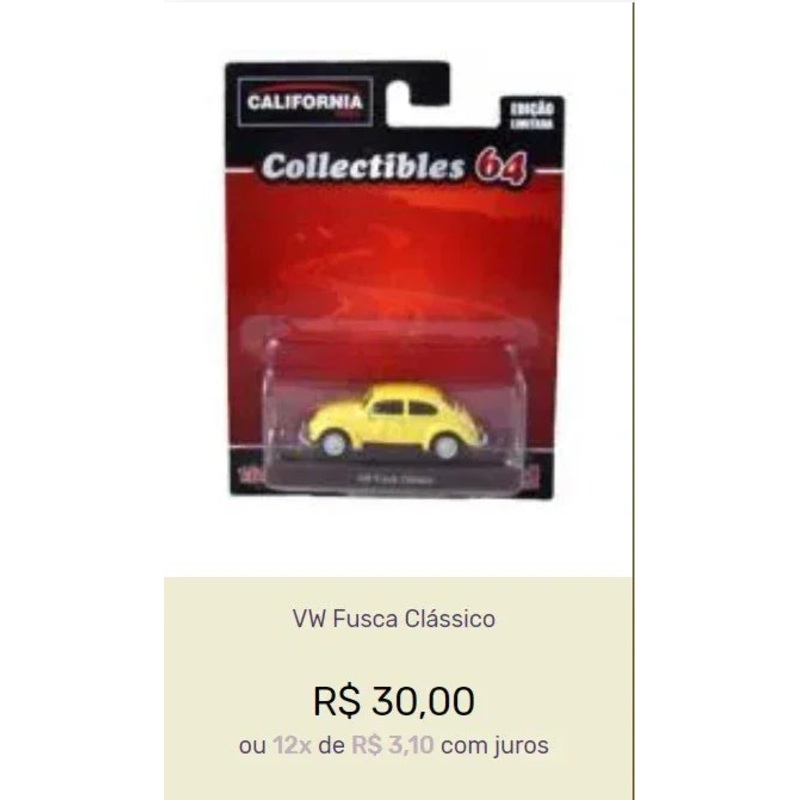 Personal Shopper | Buy from Brazil – Vintage cars Collection – Fusca – 7 units-