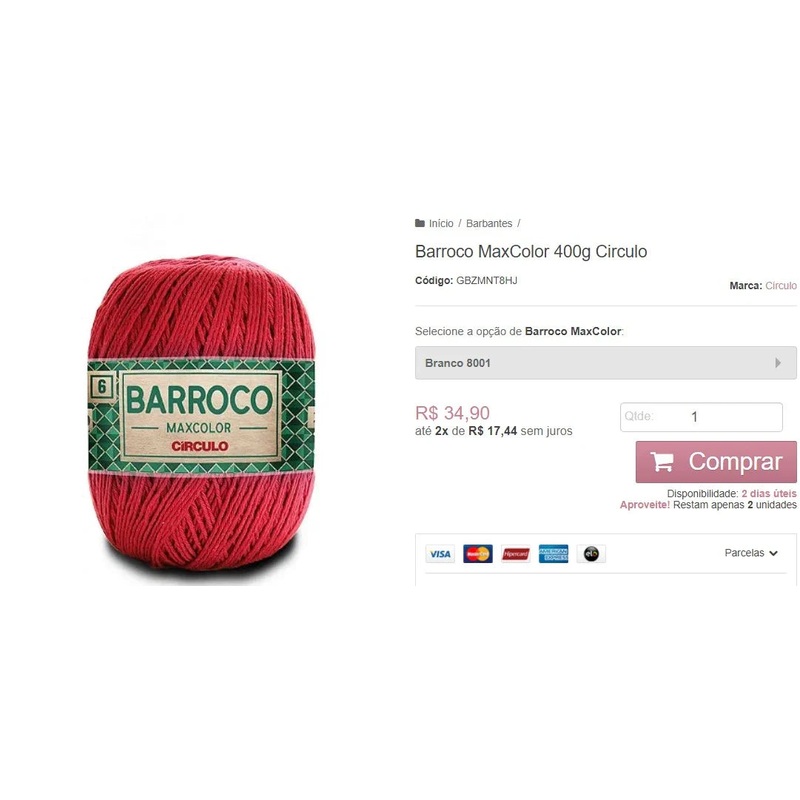Personal Shopper | Buy from Brazil – Yarn Scrolls – 14 itens – DDP-