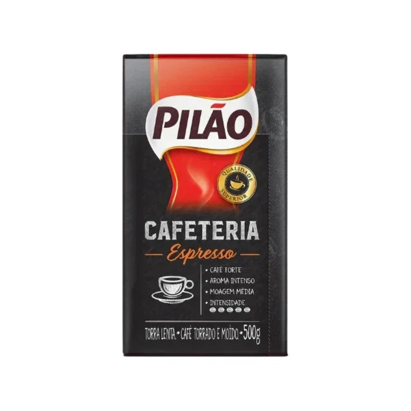 Pilo Cafeteria Espresso Ground Coffee – 500g (17.6 oz)
