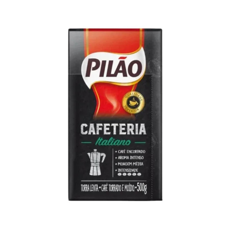 Pilo Cafeteria Italiano Ground Coffee – 500g (17.6 oz)