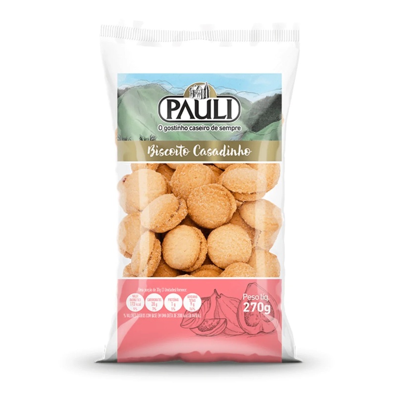 COOKIES – Pauli – Traditional Casadinho – 270 g