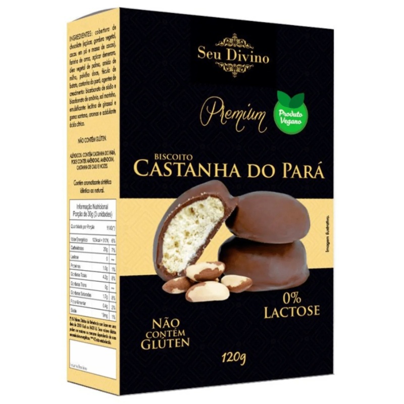 COOKIES – Seu Divino – Premium Nuts Cookies – Vegan Gluten Free and Milk Free – 120g