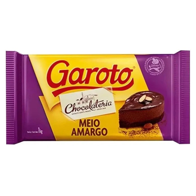 Dark Chocolate Bar 1kg – Garoto