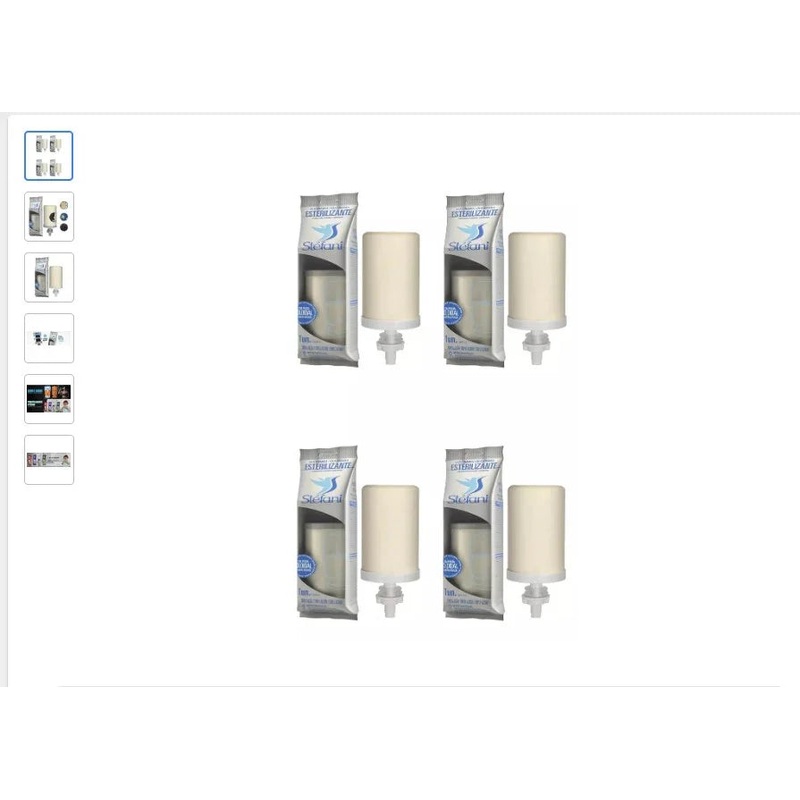 Personal Shopper | Buy from Brazil -4 Velas Tripla Ao Stfani Carvo Filtro De Barro – 3 KITS  (DDP)