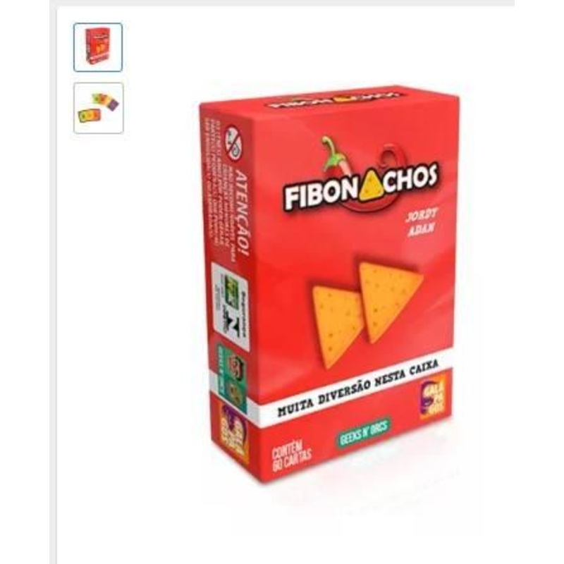Personal Shopper | Buy from Brazil –  Fibonachos, Jogo De Cartas Competitivo – 22 ITEMS (DDP)