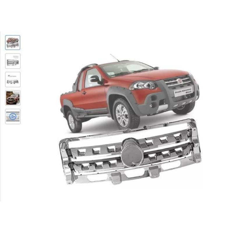 Personal Shopper | Buy from Brazil – Grade Frente Fiat Palio Strada Adventure 2008 2010 2011 2012 – 1  item (DDP)