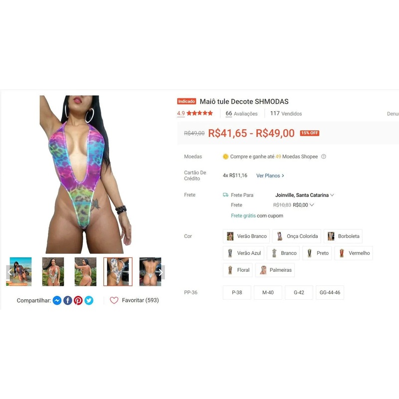Personal Shopper | Buy from Brazil – Mai tule Decote SHMODAS -2 items (DDP)