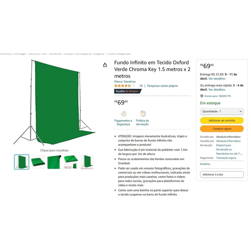 Personal Shopper | Buy from Brazil – Photo Studio Items – 3 items (GIFT BRAZIL)