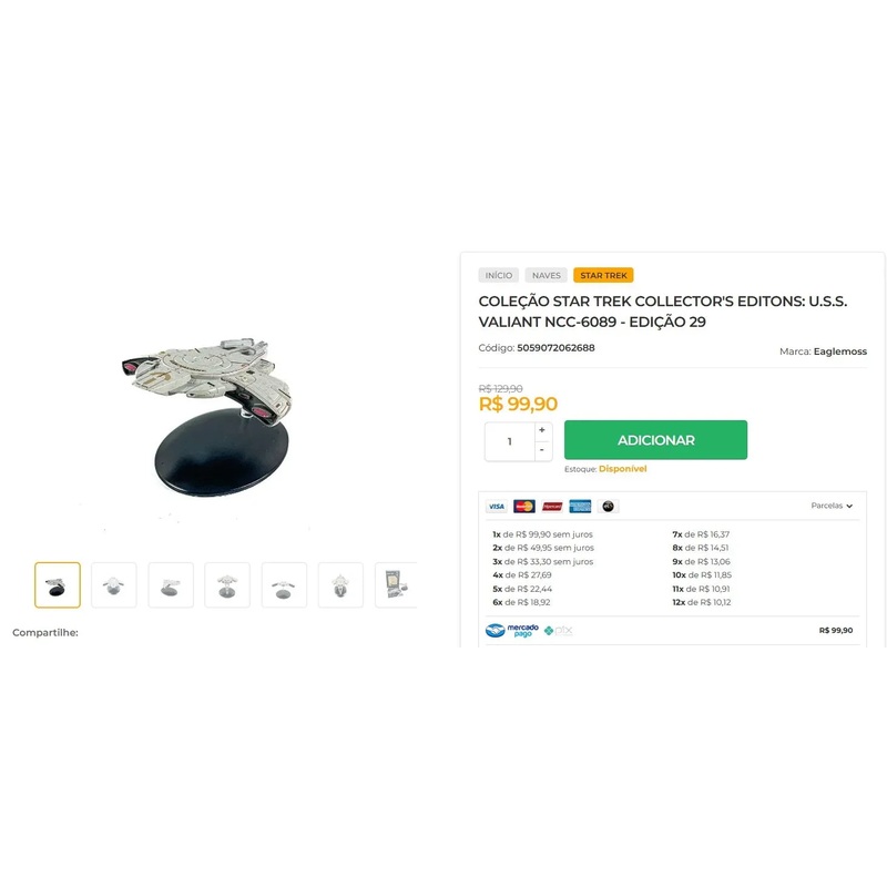 Personal Shopper | Buy from Brazil -Star Trek Collection – 3 items (DDP)