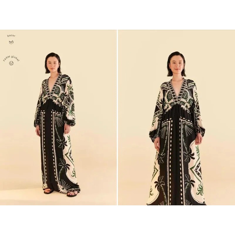 Personal Shopper | Buy from Brazil -vestido longo estampado leno astral – 1 unit (DDP)