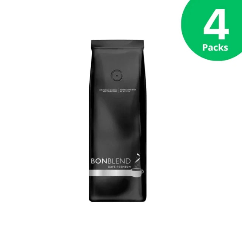 4-Pack Bonblend Premium Coffee Beans – 4 x 500g (17.7 oz) – Brazilian Arabica Coffee
