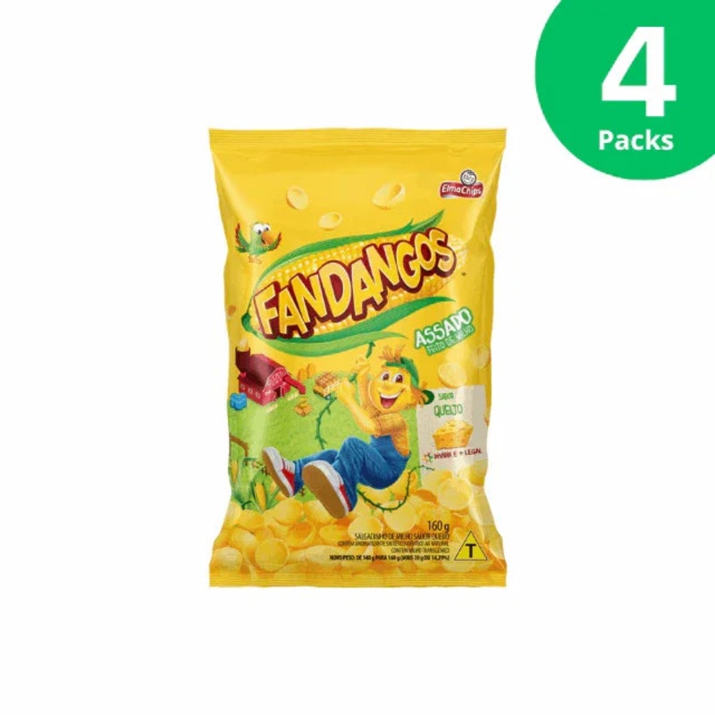 4-Pack Elma Chips Fandangos Cheese Flavored Corn Snack – 4 x 160g (5.6 oz) Pack