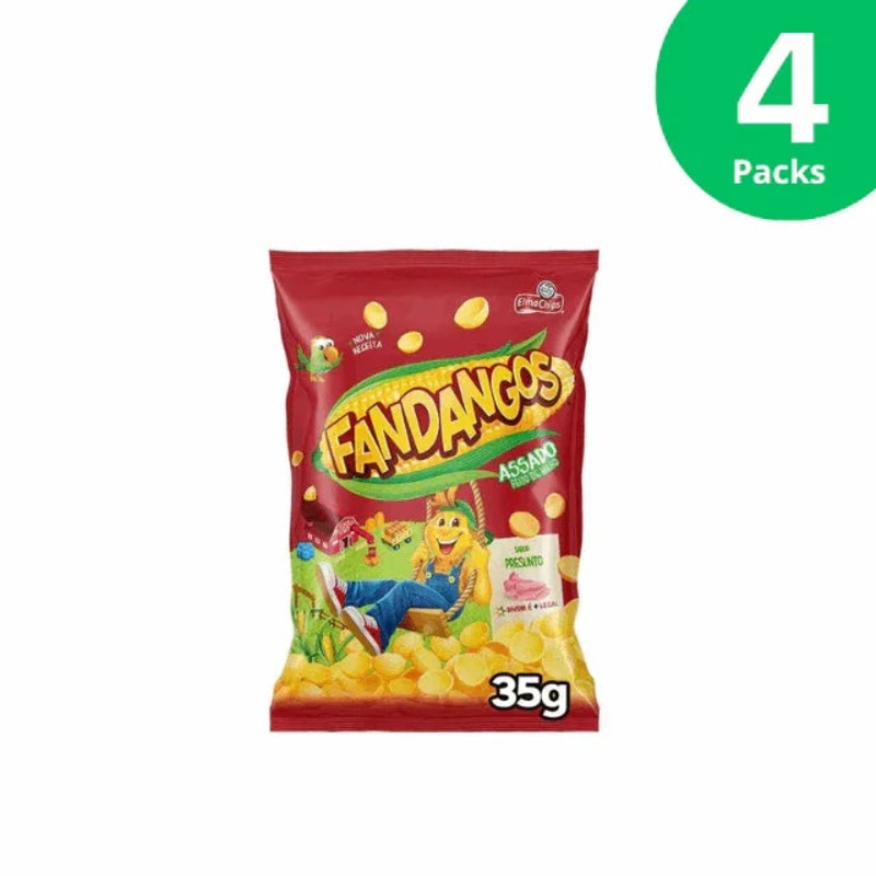 4-Pack Elma Chips Fandangos Ham Flavor Corn Snacks – 4 x 35g (1.2 oz) Pack