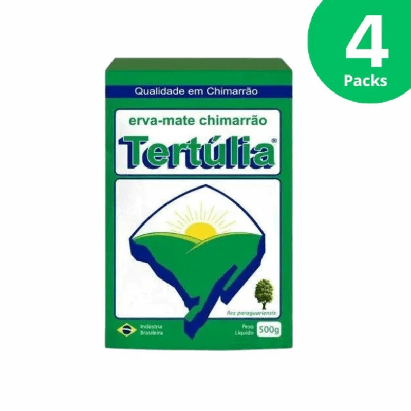 4-Pack Tertlia Chimarro Yerba Mate Traditional – 4 x 500g (17.63 oz)