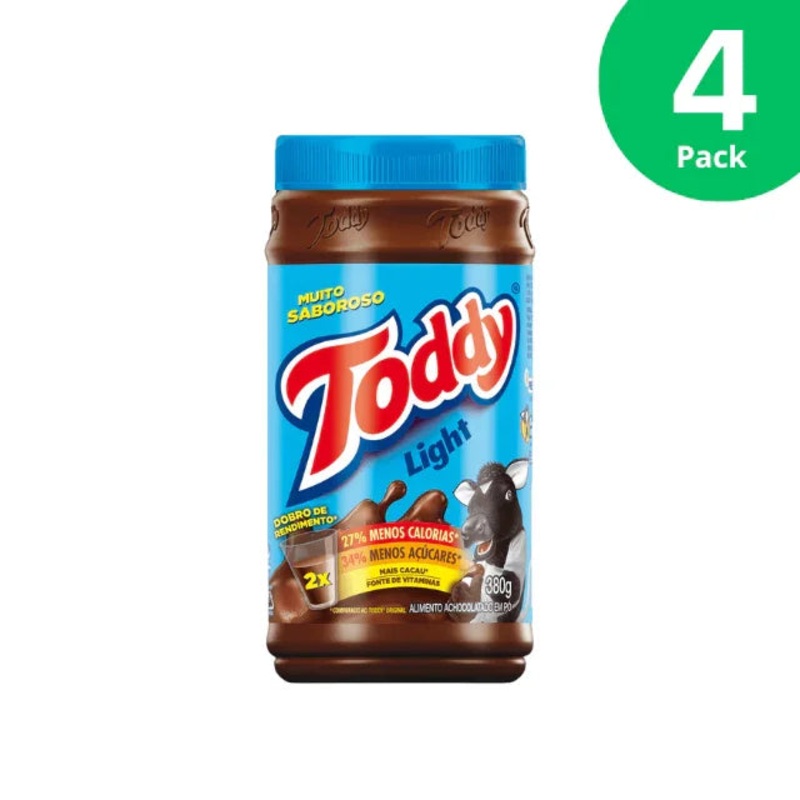 4-Pack Toddy Light Chocolate Powder – 4 x 380g (13.4 oz)
