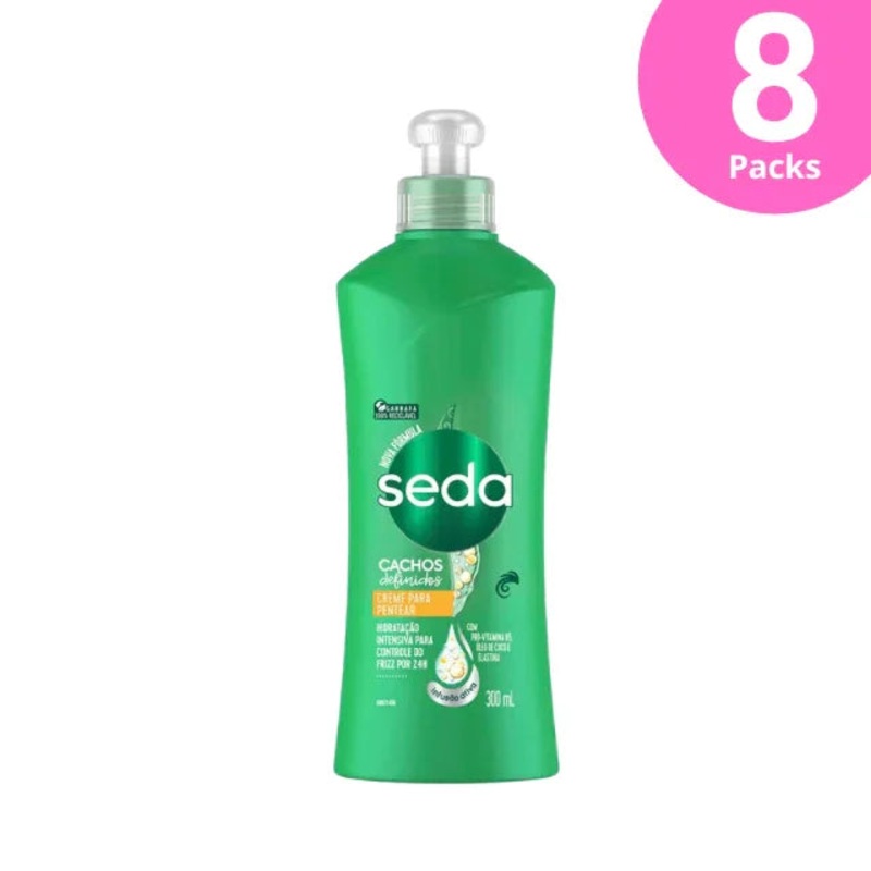 8-Pack Cream for Combing Seda Defined Curls – 8 x 300ml / 10.14 fl oz