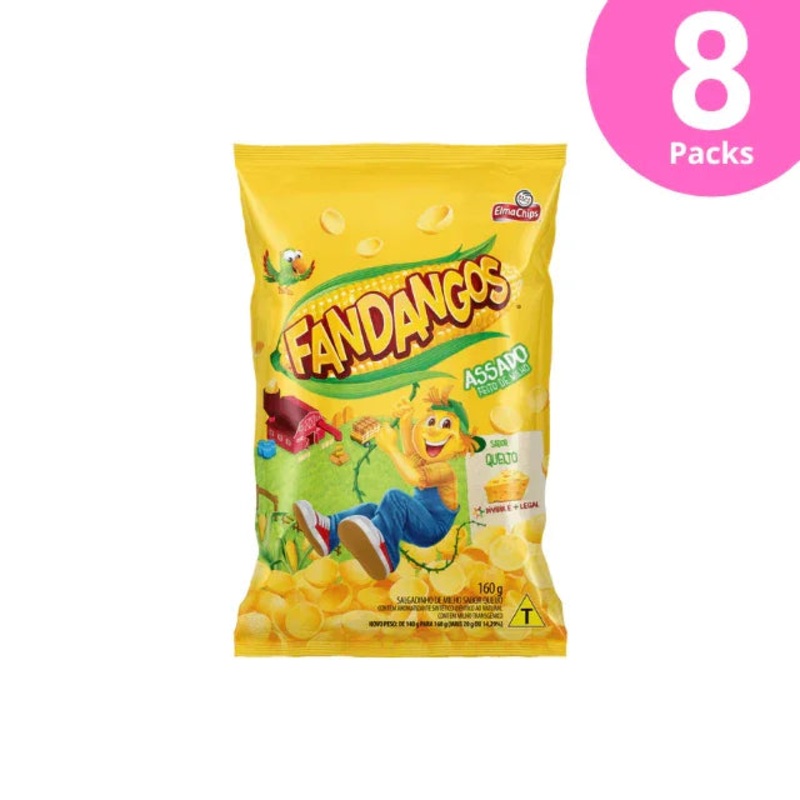 8-Pack Elma Chips Fandangos Cheese Flavored Corn Snack – 8 x 160g (5.6 oz) Pack