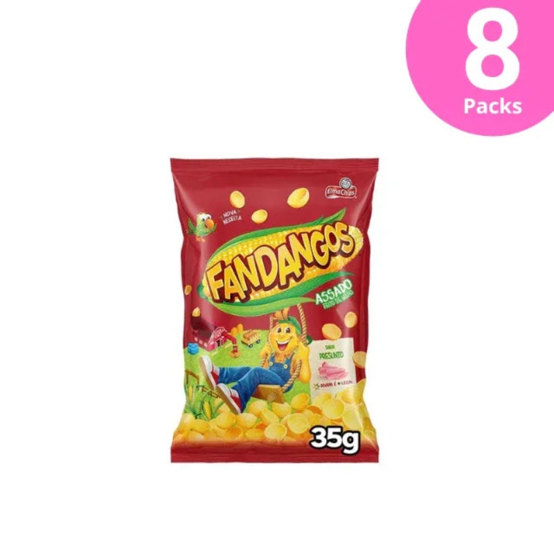 8-Pack Elma Chips Fandangos Ham Flavor Corn Snacks – 8 x 35g (1.2 oz) Pack
