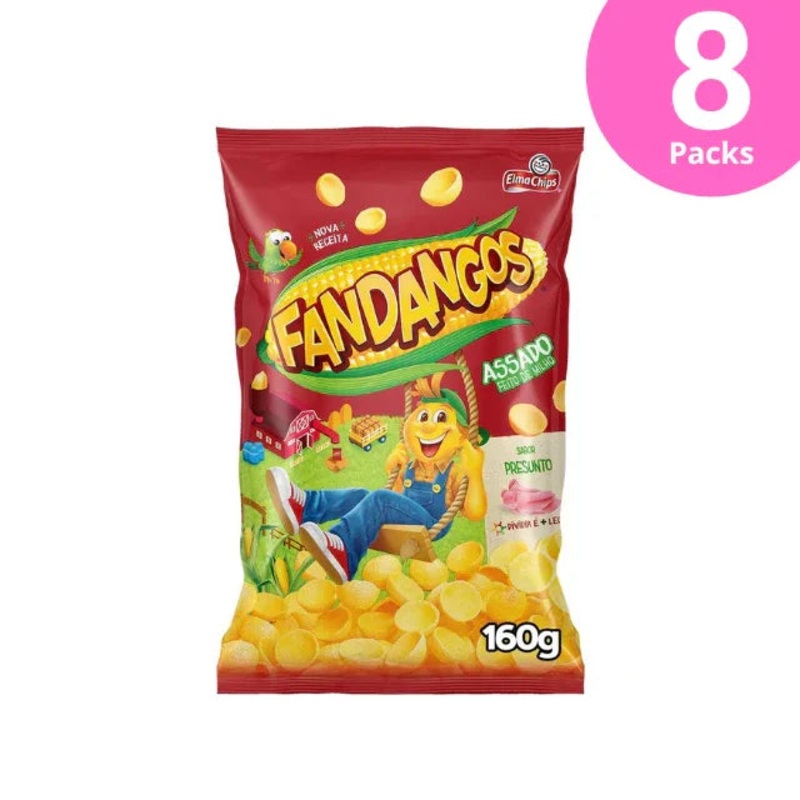 8-Pack Elma Chips Fandangos Ham-Flavored Corn Snacks – 8 x 160g (5.6 oz) Pack