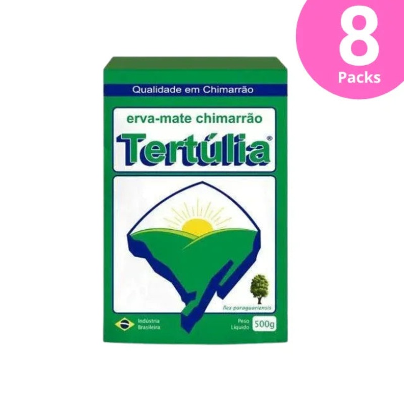 8-Pack Tertlia Chimarro Yerba Mate Traditional – 8 x 500g (17.63 oz)