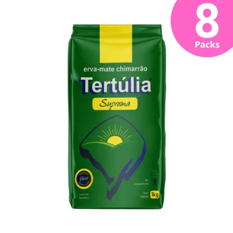 8-Pack Tertlia Suprema Chimarro Yerba Mate – 8 x 1kg (35.27 oz)