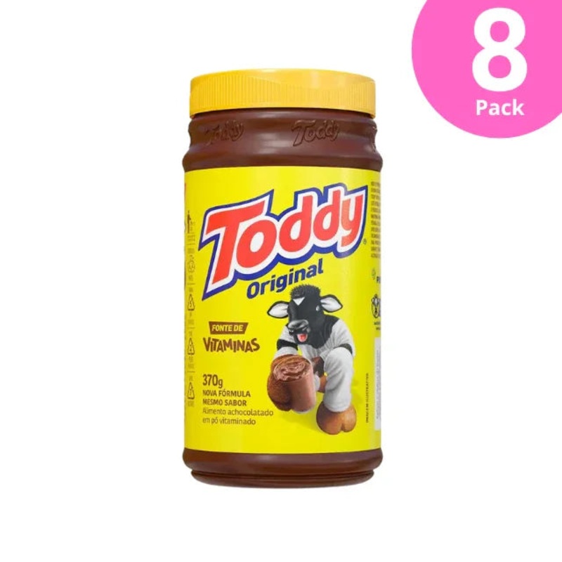 8-Pack Toddy Original Chocolate Powder – 8 x 370g (13 oz)