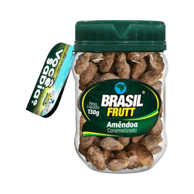 Caramelized Chilean Almonds – 130g (4.59 oz) – Brasil Frutt