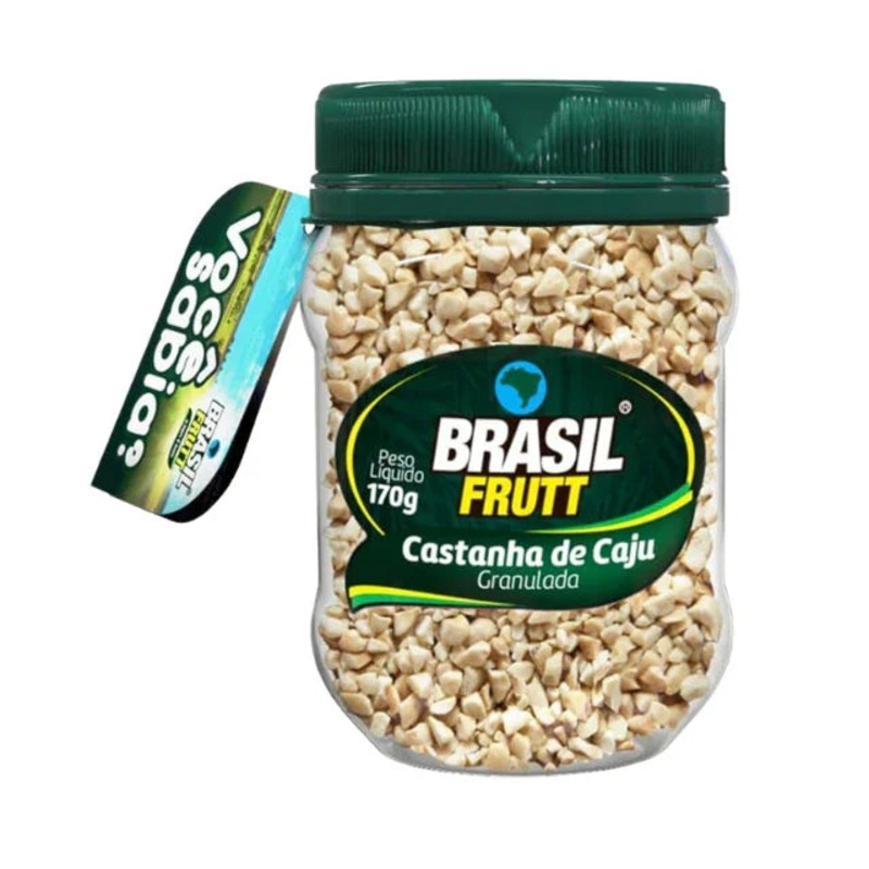 Granulated Cashew Nuts – 170g (6 oz) – Kosher – Brasil Frutt
