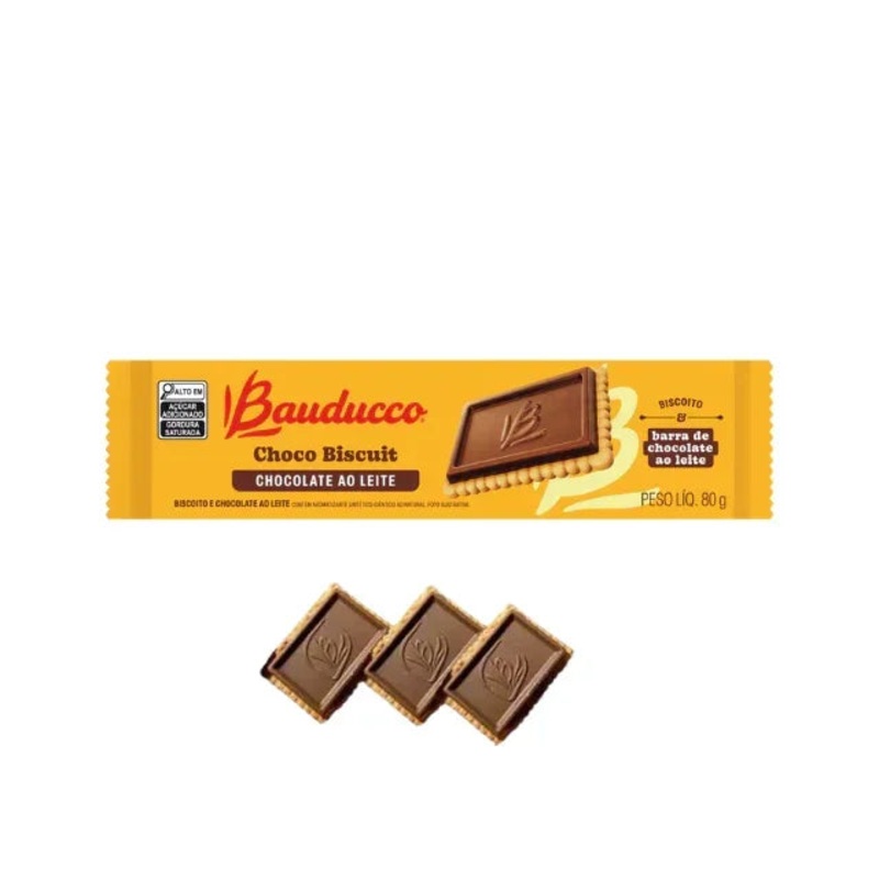Milk Chocolate Biscuit – Bauducco Choco Biscuit Pack 80g (2.82 oz)