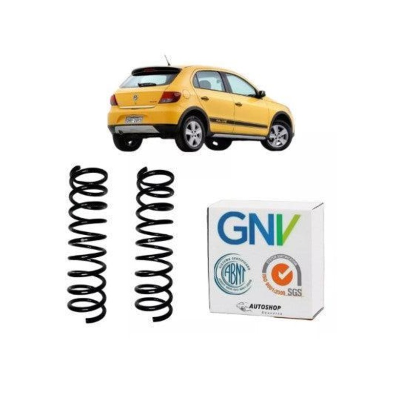 Personal Shopper | Buy from Brazil – 2 Molas Traseiras Reforadas Gnv Gol G2 G3 G4 1995 At 2009 – 1 kit (DDU)