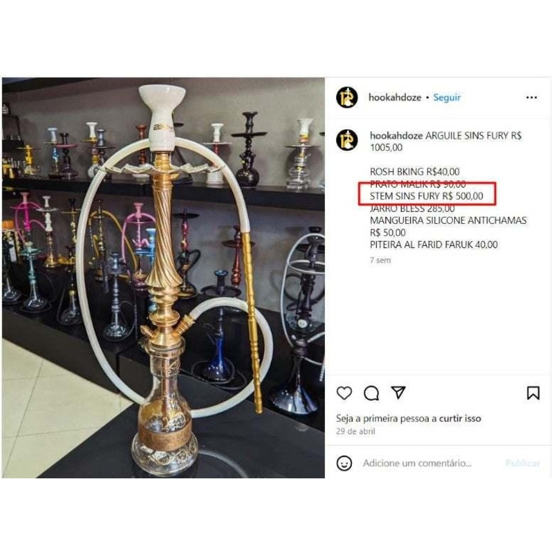Personal Shopper | Buy from Brazil -Hookah Stem -5  items – DDP